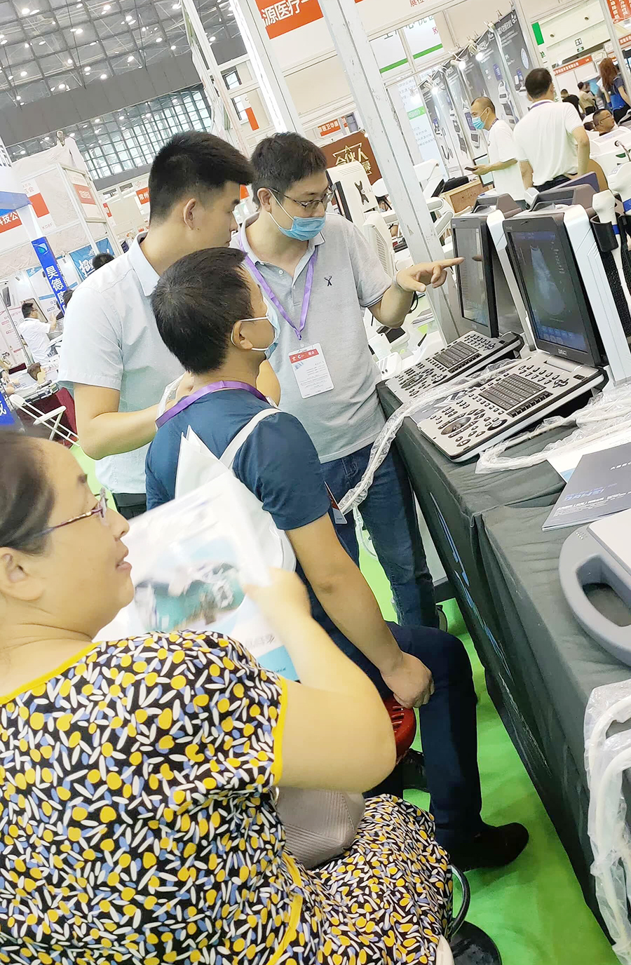 現場體驗B超機器，超聲做臂叢神經、頸叢神經